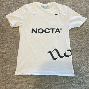 Nike nocta tee: size medium. Great condition: color white.